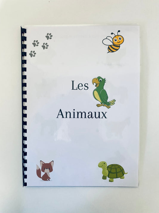 Quiet Book les animaux