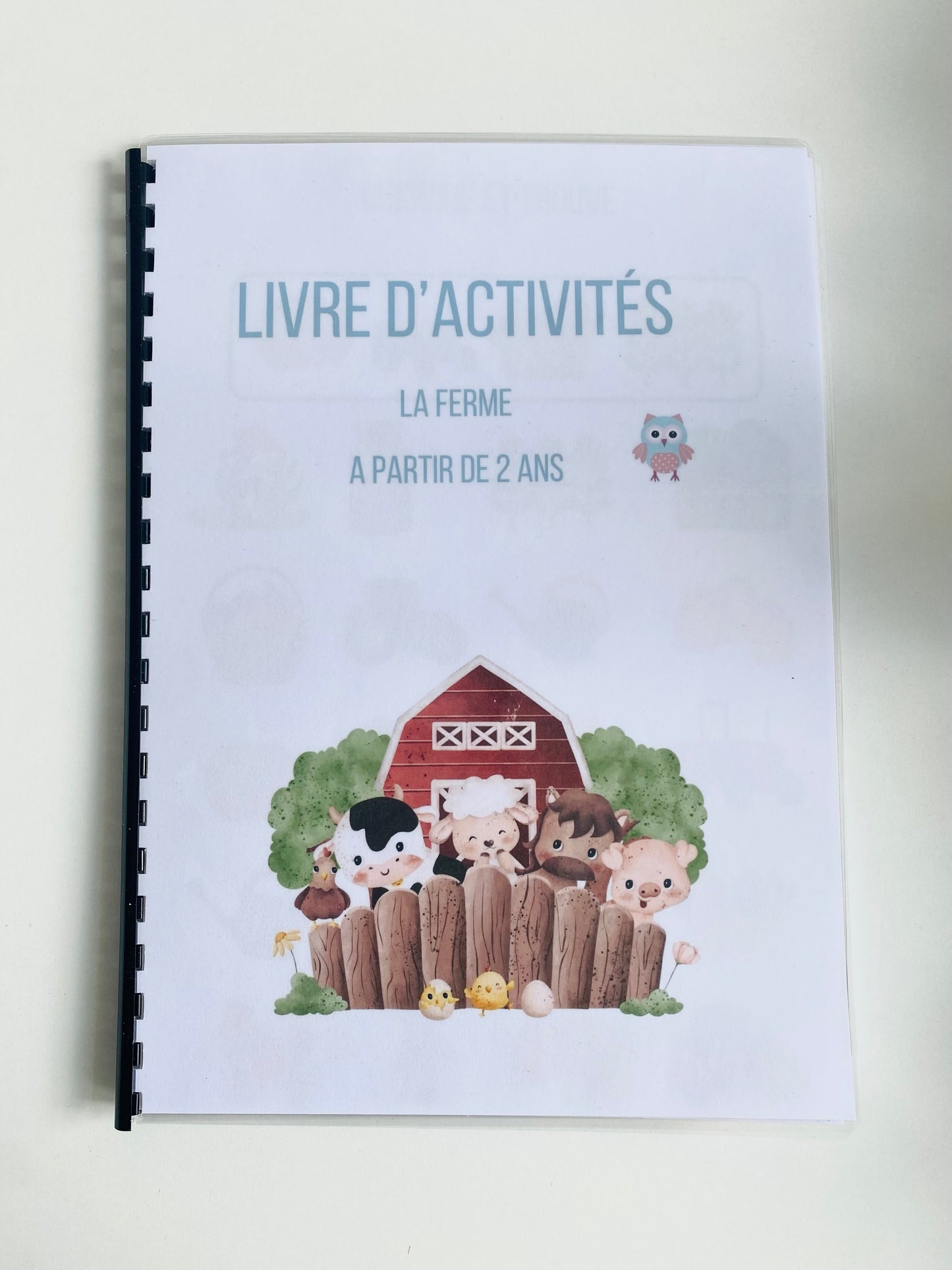 Livre d’activités la ferme