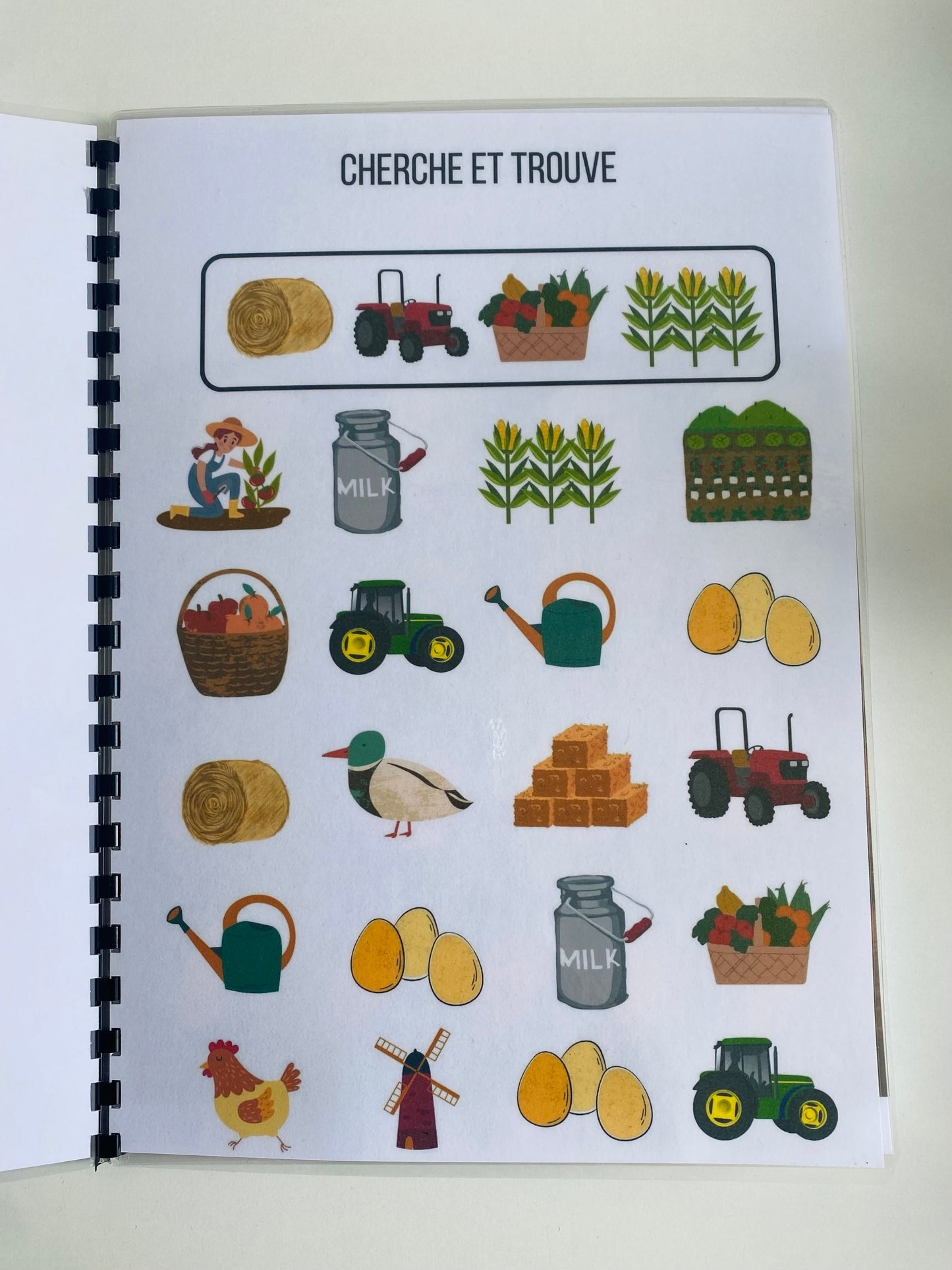 Livre d’activités la ferme