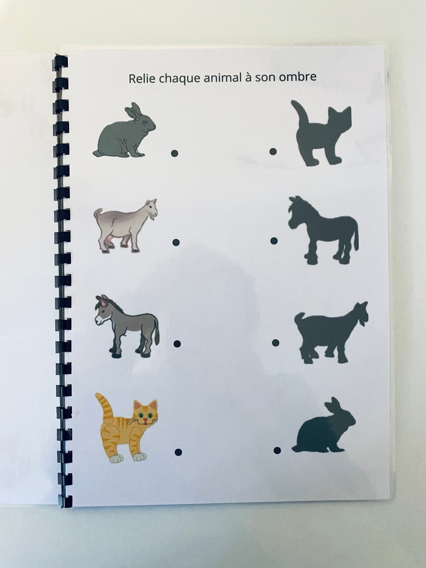 Quiet Book les animaux